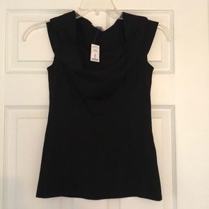 White House Black Market Black Sleeveless Top